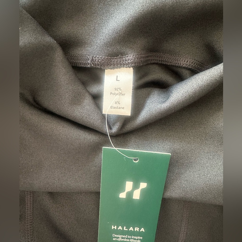 Halara High Waisted Fold over Leggings - Picture 9 of 14